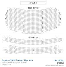 eugene o neill theatre new york seating