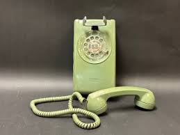 Vintage Rotary Dial Wall Phone In
