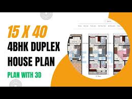 40 Duplex 4 Bedroom House Plan