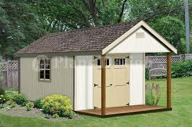 Guest House Building Covered Porch Shed