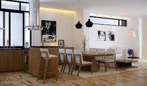 black white oak dining suite kitchen
