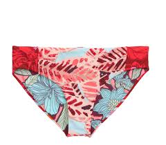 Details About Maaji Girls Swimwear Blue Size 14 Reversible Tropical Bikini Bottoms 32 896