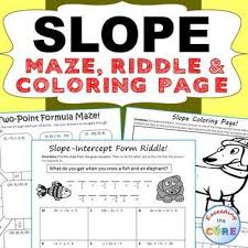 Slope Maze Riddle Color By Number