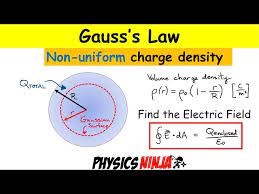 Law For Non Uniform Charge Distribution