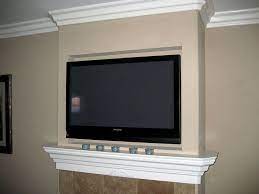 Recess Mount Tv Over Fireplace