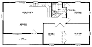 24x48 Frontier Certified Floor Plan