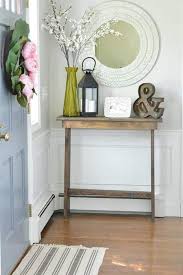 How To Make A Diy Hallway Console Table