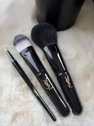 yves saint lau makeup 3 brush set w
