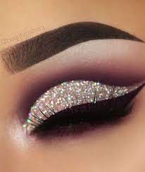 pretty eye makeup looks purple eye liner