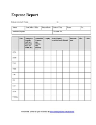 Employee Expense Report Form Business Forms Pinterest 268282400815
