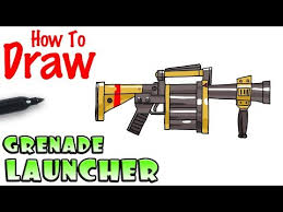 2 grenade launcher wiki entries. How To Draw The Rocket Launcher Fortnite Youtube