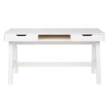 Many people spend a lot of time sitting at a desk and working on their. Woood Woood Nikki Study Desk White All Children S Collections Meubles