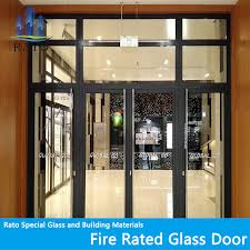 Frameless Fire Rated Glass Doors
