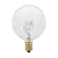 40w 120v G16 1 2 E12 Clear Bulb 6 Pack By Bulbrite At Lumens Com