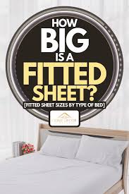 fitted sheet sizes by type of bed