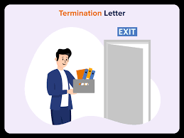 termination letter meaning format