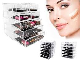 7 drawers transpa makeup storage