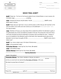 mock trial template complete with ease