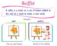 Suffixes Worksheets