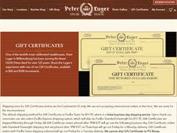 Great for celebrating occasions but very expensive. Peter Luger Steakhouse Gift Card Balance Check Balance Enquiry Links Reviews Contact Social Terms And More Gcb Today