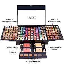 sea maid all in one makeup kit for women full kit 194 colors professional makeup gift set with blusher eyebrow powder concealer powder a mirror