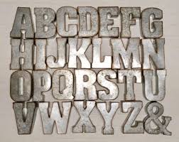 metal wall letters