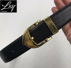 Authentic Pre Owned Louis Vuitton Black Epi Leather Belt