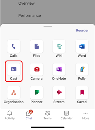 mobile device to a microsoft teams room