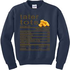 tater tots nutrition facts label kids