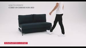 cubed 140 chrome sofa bed how to