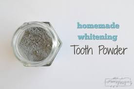homemade tooth whitening powder with