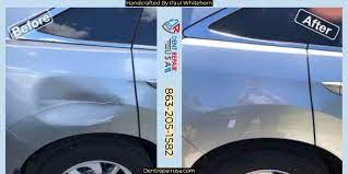 Paintless dent repair is a higher quality repair when compared to traditional paint and body shop work! Photo Auto Dent Repair Near Me Car Dent Fix Dent Cost Car Door Dent Repair