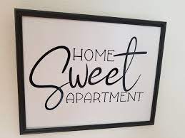 Home Sweet Apartment Wall Decor First