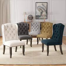 furniture of america tays tufted linen