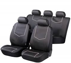 Fiat 500 Seat Covers Black Complete