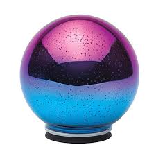 Light Up Gazing Ball Ombre Orb 6 Inches