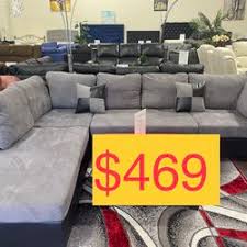 grey sectional sofa set in