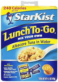 starkist lunch to go albacore tuna in