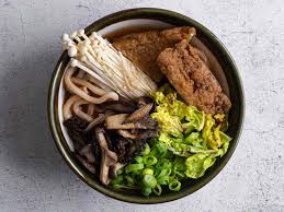 anese udon with mushroom soy broth
