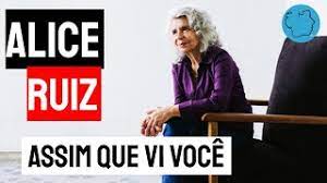 Poema Alice Ruiz - Assim que vi você | Poetisas Brasileiras | Poesia por  Mulheres | CLIQUE pra OUVIR - YouTube