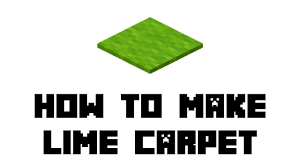 minecraft survival how to make lime