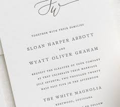 Our wedding invitation wording ideas are just suggestions so feel free to adapt any of these texts to suit your wedding style. Simple Wedding Invitation Wording Ideas To Guide You
