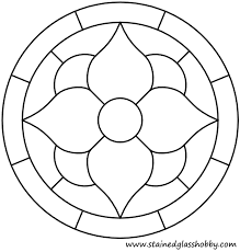 Flower Round Panel Geometric Design