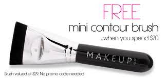 free mini contour brush with orders 70