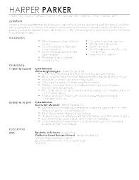 Resume Examples For Waitress Image Gallery Of Waiter Resume Sample