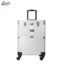 sliver professional rolling makeup case