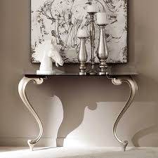 Located in new york, ny. George Classic Silver Leaf Console By Cantori Diotti Com