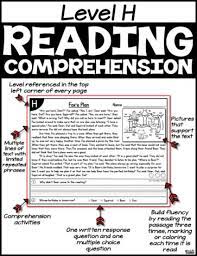 level h reading comprehension pages
