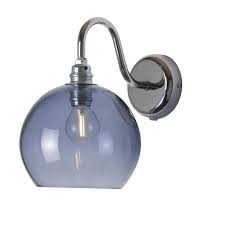 Rowan Wall Lamp Deep Blue Ebb Flow Available At Great Prices