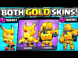 Crow is a legendary brawler who can poison his enemies over time with his daggers but has rather low health. Buying Both Gold Skins At Once Gold Mecha Crow Bo 100 000 Star Point Buy Spree